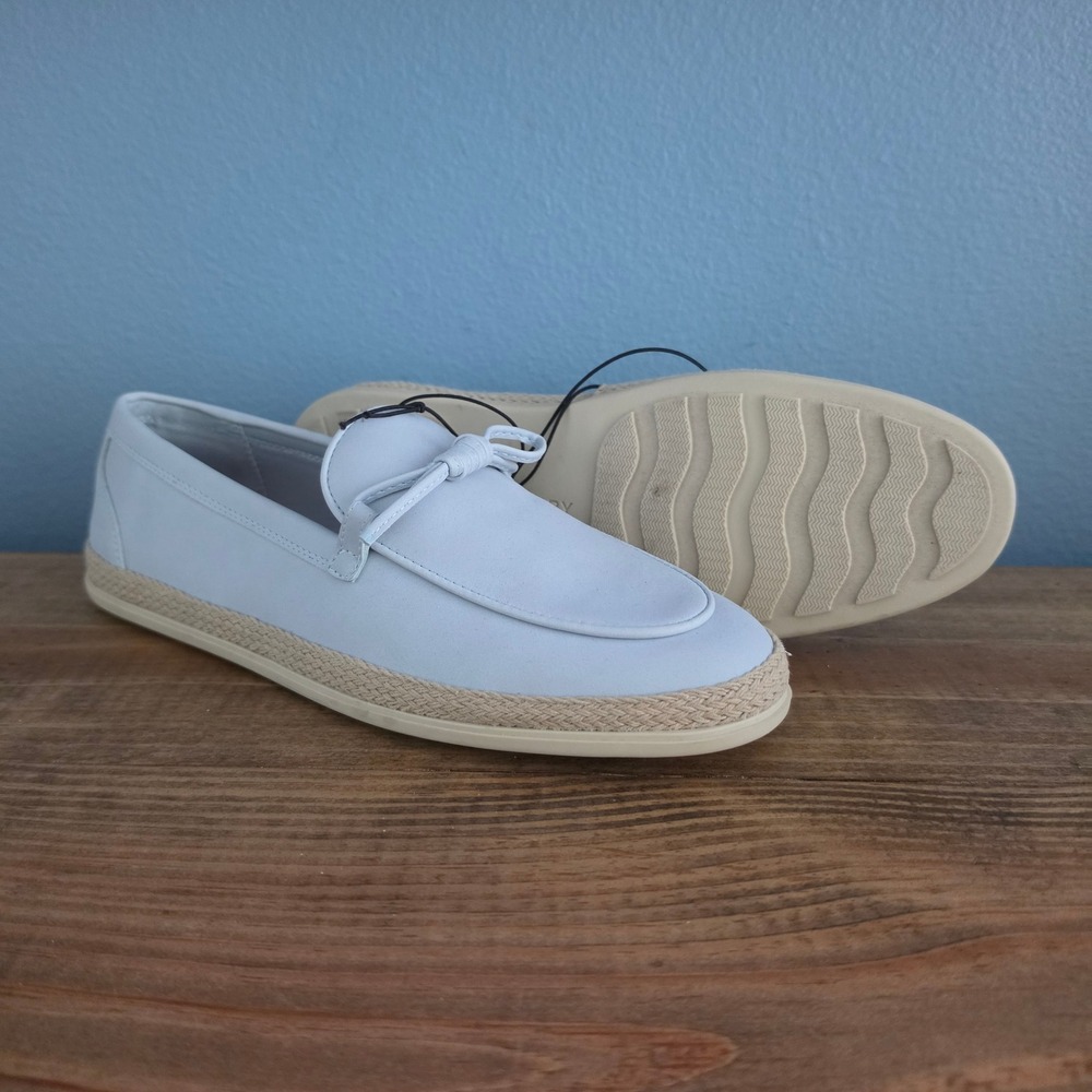 Sperry Womens Miranda Loafer Light Blue Jute Wrapped Espadrille Slip On Size 7.5
